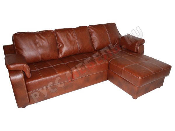 Кожаный угловой диван «Беретта» ( Кожпроммебель , г. Рязань