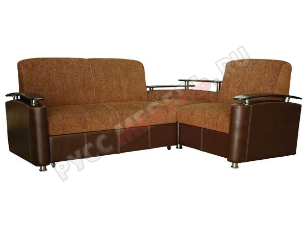 Угловой диван «Оникс 2» (с угловой полкой без оттоманки
