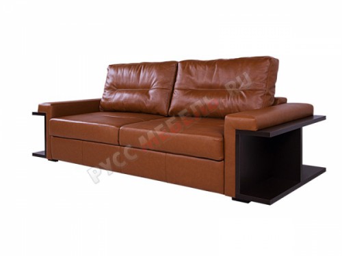 Кожаный диван «Оксфорд» (кожа Белладжио Нат)